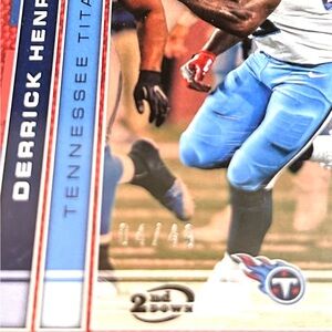 DERRICK HENRY ROOKIE NUMBERED CARD 04/49. Card is MINT! BOSS HOGGS, RAVENS !!